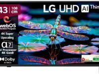 LG 108 cm (43 inches) UA82 Series 4K Ultra HD Smart webOS LED TV 43UA82006LA