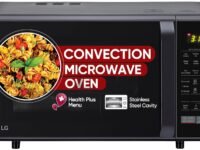 LG 28 L Convection Microwave Oven (MC2846BV, Black, Health Plus Menu, Indian Cuisine, Tandoor Se, Steam Clean & Stainless Steel Cavity)