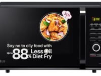 LG 32 L Convection Microwave Oven (MC3286BLT, Black, Auto Cook Menu, Diet Fry and with Stainless Steel Cavity)