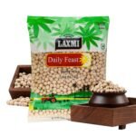Laxmi Daily Feast White Peas 1 KG | Safed Matar Whole Dried Peas Pulses | Traditional Safed Vatana