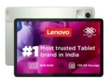 Lenovo Tab M11|8 GB RAM,128 GB ROM|11 Inch,90 Hz,72% NTSC,400 Nits FHD Display| Wi-Fi Only| Micro SD Support Upto 1TB|Quad Speakers with Dolby Atmos|Octa-Core Processor|13 MP Rear Camera SeaFoam Green