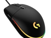 Logitech G102 Light Sync Gaming Mouse with Customizable RGB Lighting, 6 Programmable Buttons, Gaming Grade Sensor, 8K DPI Tracking,16.8mn Color, Light Weight - Black