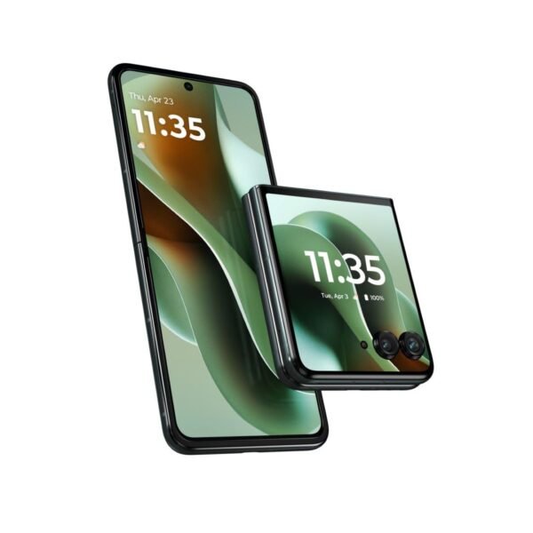 Motorola Razr 60 Ultra (Pantone Scarab, 16 GB RAM, 512 GB Storage) | Moto AI | Snapdragon® 8 Elite Mobile Platform | 6.9 AMOLED 165Hz Display | 50 MP + 50 MP + 50MP Triple Camera, Green
