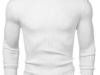 NORTHWIND Men's High Turtle Neck Cotton T-Shirt