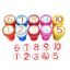 Number Stamps for Kids - 10 Pcs Learning Stamps with Numbers 1 to 10, Art & Craft for School Supplies Toys for Kids, Boys, Girls, Craft Stamper for Kids