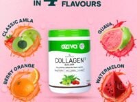 OZiva Vegan Collagen (Guava Glow) for Skin, Hair & Nails | Plant-Based Collagen Peptides Supplement for Men & Women | Non-GMO, No Sugar Added | Powder, 200g (Pack of 1)
