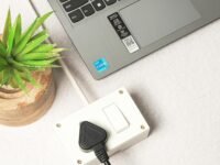 Ocko Electric Extension Board | 15A 16A 20A 3 Pin Plug Single Socket With Switch |1.5mm, 3 Core, 2 Meter Long Cable Cord For Heavy Duty Home Kitchen Office Outdoor Indoor Appliances (Pack Of 1, White)