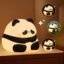 One94Store Baby Panda Night Light Soft Silicone Touch Lamp | Rechargeable LED Bedside Light For Kids, Toddlers, Nursery & Bedroom | Cute Animal Design Gift For Boys & Girls,Black & White