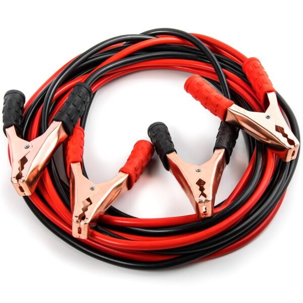 PAGHADI Car Hevy Duty Auto Jumper Cable Battery Booster Wire Clamp With Alligator Wire ( 7 Ft ,500 AMP ) Red Black