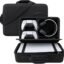 PSS PS5 Travel Bag Briefcase Hard Shell Carrying Case for PS5 Console Protective Storage Bag Shockproof Compatible with PS5 Console/ Controller, Headset, Charging Dock, Games Accessories - Black
