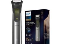 Philips India's No.1 Men's Trimmer | Pro Beardsense Technology | 15-In-1 Pro Kit - Face, Body & Private Parts | 3 Year Warranty | 120Min Runtime | 5 Min Quick Charge MG9551/65,Black