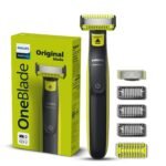 Philips OneBlade Turbo2X Face & Body Trim, Edge, Shave, Perfected for Skin Comfort, Dual Protech Tech, Suits All Skin Types, Wet & Dry Use, Electric Trimmer for Private Parts, QP 2824/10
