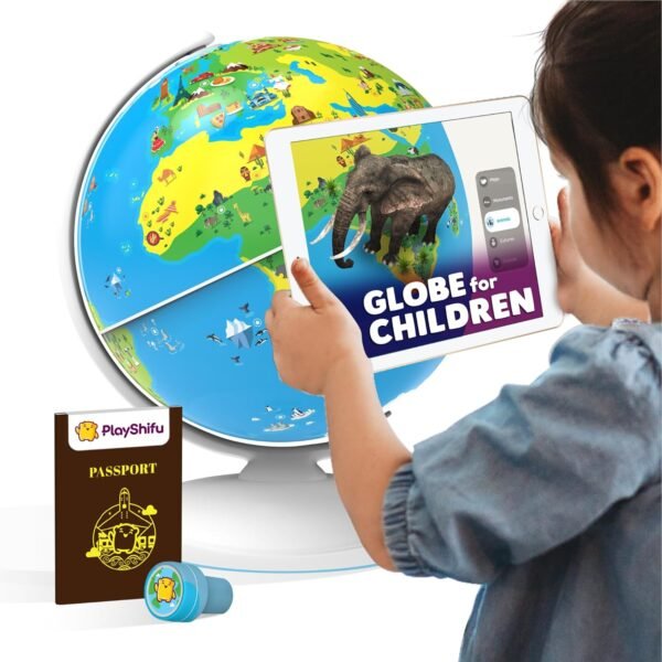 PlayShifu Globe for Children - Orboot Earth: Tech Powered Interactive Globe for Kids | Smart Gift for Ages 4+ | 400+ Wonders, 1000+ Facts & Fun Games | Educational STEM Toys for the future scientists