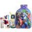 Polyester Superhero School Bag for Boys with Calculator Pencil Box Stationery Combo Set for Kids School Supply Gifts Set (Set of 7), Blue