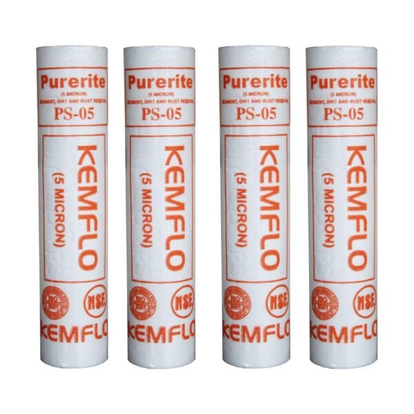 Polypropylene Purerite Sediment Water Filter - 4 Pcs