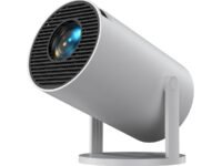 Portronics Beem 440 Smart LED Projector with 720p HD Resolution, Rotatable Design, Built-in Streaming Apps (Netflix, Prime Video, Hotstar), 2000 Lumens, Screen Mirroring, 3 Watts Speaker (White)