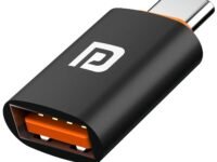 Portronics Bridge Y USB 3.0 to Type C OTG Adaptor, 10Gbps High Speed Data Transfer, Thunderbolt to USB Adapter, Compatible for All Type C Devices, Smartphone, Laptops, Tablets, Chargers, MacBook