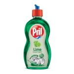 Pril Lime Liquid Dishwash Gel - 225ml | Dish Cleaning Liquid Gel with German Technology - Active Power Molecules Leaves No Residue, Grease Cleaner For All Types of Utensils