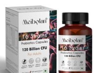Probiotic Supplement 120 Billion CFU For Men & Women with 16 Strains - Stimulates the immune system Digestion Immunity Support- 60 Veg Capsules