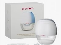 Promom Wearable Electric Breast Pump for Feeding Mothers, Automatic Hands-Free Pumping Machine with 3 Modes & 8 Suction Levels, Portable & Cordless with USB Charging, FDA Approved, Patented Diaphragm Case Technology, Best-In Class Suction-450MmHg/60KPA, Smart LED Display, 160ml BPA-Free Milk Cup, Quiet & Compact (1 Year Warranty) (PACK OF 1+ CARE PACKAGE )