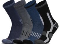 RC. ROYAL CLASS Heavy Duty Thermal Socks For Men Cushioned Towel Warm Winter Woolen Socks, Calf Length Hi-Performance Sports Terry Thick Socks, Pack of 4 Pairs, Free Size,Multicolor