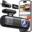 REDTIGER F9 Dash Cam 4K Front and Rear 1080P, Built-in 5.8GHz WiFi and GPS, Dual Dash Camera for Cars with 32GB Card, Loop Recording, Parking Mode, Smart App Control
