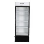 ROCKWELL RVC700B Single glass door Visi cooler, White, 4 Year Warranty (Internal LED, Heavy Duty, Dynamic cooling)