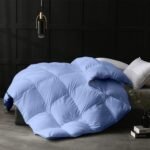 Razzai 500 GSM Winter Comforter Premium Collection Quilted microfiber Comforter (90" x 100" Inches/228cm x 254cm) - Double Bed Comforter|Sky Blue| TC - 400