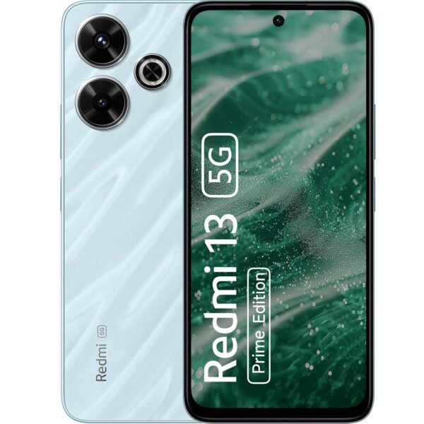Redmi 13 5G Prime Edition, Hawaiian Blue, 8GB+128GB | India Debut SD 4 Gen 2 AE | 108MP Pro Grade Camera | 6.79in Largest Display in Segment