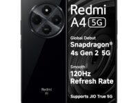 Redmi A4 5G (Starry Black, 4GB RAM, 64GB Storage) | Segment Largest 6.88in 120Hz | 50MP Dual Camera | 18W Fast Charging | Charger in The Box