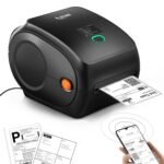 SEZNIK Shakti Bluetooth Shipping Label Printer | 4×6 Label & Different Size Label | Bluetooth, USB Connect| Inkless Thermal | Print from Mobile, Laptop| Donot Support Seller Flex | 1Year Warranty