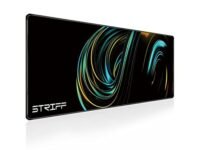 STRIFF Extended Size (800 mm x 300 mm x 3 mm) Gaming Mouse Pad| Stitched Edges| Non-Slip Rubber Base|Computer Laptop|Keyboard Mouse Pad for Office & Home (Universe)