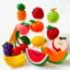 SUPER TOY 10Pc Erasers for Kids Different Shapes, Fruit Shape 3D Erasers Cute Treasure Box Toys for Return Gift Prizes Rewards Take Apart Erasers School Supplies for Boys Girls