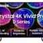 Samsung 108 cm (43 inches) D Series Brighter Crystal 4K Vivid Pro Ultra HD Smart LED TV UA43DUE77AKLXL (Black)