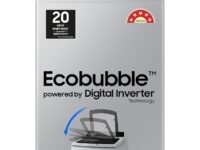 Samsung 7 kg, 5 Star, Eco Bubble Technology, Digital Inverter Motor, Soft Closing Door, Fully-Automatic Top Load Washing Machine (WA70BG4441YYTL, Lavender Gray)