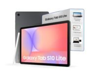 Samsung Galaxy Tab S10 Lite with AI, S Pen in-Box, 27.7 cm (10.9 Inch) Display, Object Eraser, 90Hz Refresh Rate, Pre Loaded Pro Apps, IP42 Rating, 6GB RAM, 128GB Storage, Wi-Fi + 5G Tablet, Gray