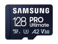 Samsung PRO Ultimate microSD Memory Card + Adapter, 128GB microSDXC, Up to 200 MB/s, 4K UHD, UHS-I, Class 10, U3,V30, A2 for Action Camera, Drone, Gaming, Phones, Tablets, MB-MY128SA/WW