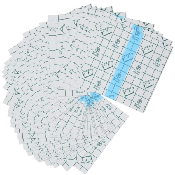 Sannidhi 50Pcs Transparent Film Dressing Pu Film Wound Waterproof Sticker Good For Wound Healing Both For People Or Pets Dressing Pads Tattoo Aftercare Bandage (4 X 4 Inch).