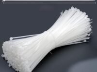 Self Locking Cable Ties (4 Inches 100mm X 2.5mm, 1000 Pcs) | White | Heat Resistant Cable Zip Ties | Self-Locking Cable Organizer | Anti - Slip Wire Organizer | For Indoor & Outdoor