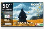 Sony 126 cm (50 inches) BRAVIA 2M2 Series 4K Ultra HD Smart LED Google TV K-50S22BM2