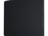 Sounce Mouse Pad Speed Type Mouse Pad with Antifray Stitched Embroidery Edges, Non-Slip Rubber Base Mousepad for Laptop PC (260mm x 210mm x 2mm) (Black)