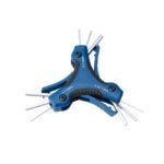 Sulfar Universal Folding Spanner Hand Tools 9 Sizes Folding Trident Torx Allen Hex Key Wrench Set, 170 Mm