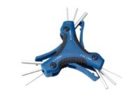 Sulfar Universal Folding Spanner Hand Tools 9 Sizes Folding Trident Torx Allen Hex Key Wrench Set, 170 Mm