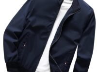 TAGAS Men's Regular Jacket Fit For Casual Wear || Low-Cut Standing Collar || Full Sleeve | Latest Stylish Jacket For Men ||Regular Fit Zip-Up Casual jacket|| bomber jacket for men(MJ-9015)