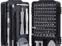 TEC TAVAKKAL Latest PC Repair Screwdriver Set, 110 in 1 Professional Precision Screwdriver Set, Multi-Function Magnetic Repair Computer Tool Kit For Mobiles/Tablets/Glasses/Laptop/PC Gray