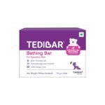 Tedibar Moisturising Baby Bathing Bar 75gx3 (Pack of 1) 100% Soap Free No. 1* Pediatrician Prescribed Moisturising Bar - By Torrent Pharma