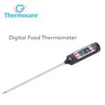 Thermocare Steel Food Thermometer Digital for Cooking (Black)