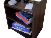 Toucan Bedside Table, End Table. Night Stand, Easy to Assemble Table (Walnut)