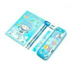 Toy Imagine™ Cute 8-Piece Stationery Kit for Kids – Includes Pencil Box, Pencils, Ruler, Drawing Book, Eraser, Sharpener & Transparent Pouch | School Supplies Set for Girls & Boys (Color May Vary)