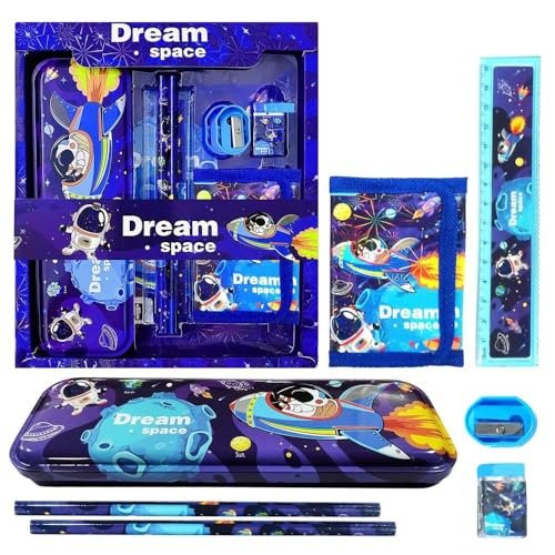 Toy Imagine Space Theme Stationery Set for Kids | 12-Piece Stationary Kit for Boys & Girls Age 3-15 Years - Return Gifts -School Supplies & Learning Gift for Kids